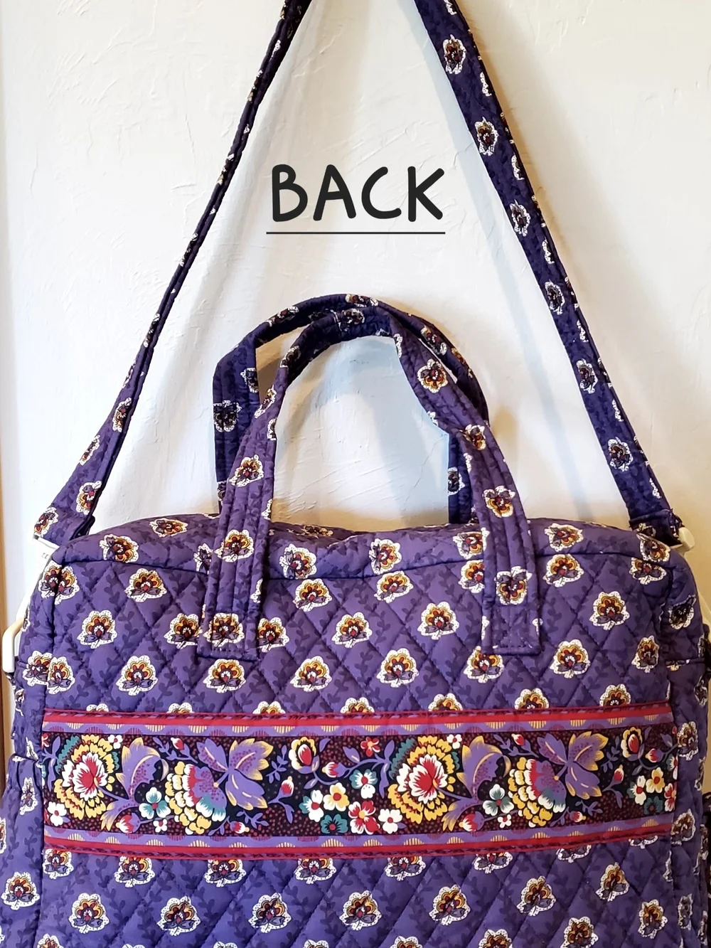 Ganz MaggiB Small Tote Or Diaper Bag - Berry Patch Design NWOT 11.5